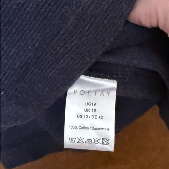 Poetry Ribbed Top With Button Detail, Size 12 - Picture 7 of 12